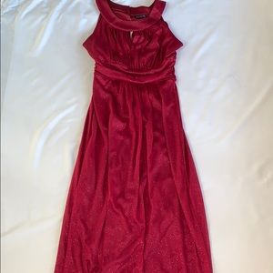 Long Burgundy Dress